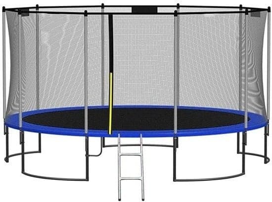 Højkvalitets 244cm Trampolin Sikkerhedskantbeskyttelse - Holdbart PVC & PE, Vejrbestandig, Nem Installation