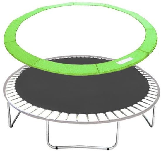 Kestävä 366cm trampoliiniturvatyyny - Säänkestävä PVC & PE, perheystävällinen suunnittelu
