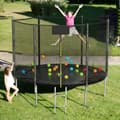 Miniatyrbillede 7 af 9: Holdbar 244cm Trampolinkantbeskyttelse - Højkvalitets PVC & PE, Vejrbestandig, 15mm Tykkelse, 30cm Bredde