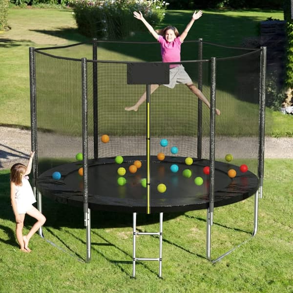 Viking Choice Trampolinkant - 244cm, 15mm Tjocklek, Väderbeständigt PVC/PE Material