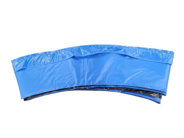 Blå Trampolin Sikkerhedsunderlag - 180x270cm, Holdbart PVC & EPE Skum til Rektangulære Trampoliner