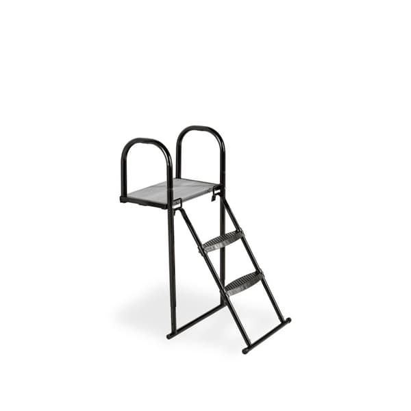 EXIT trampolinplattform med stege för ramhöjd 65-80cm