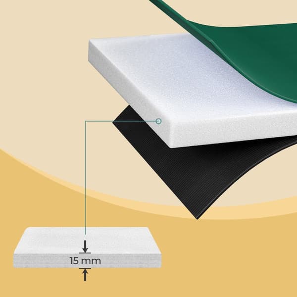 Trampolin Edge-cover-366 cm, UV-resistent fjederbeskyttelse
