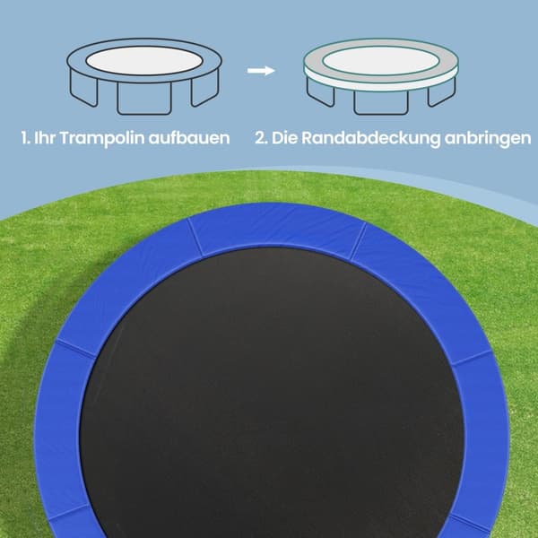 Trampoline Edge Cover-305 cm, UV-resistent vårskydd
