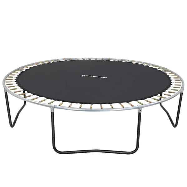 Trampoliini, SONGMICS joustokangas, Ø 202 cm, Musta