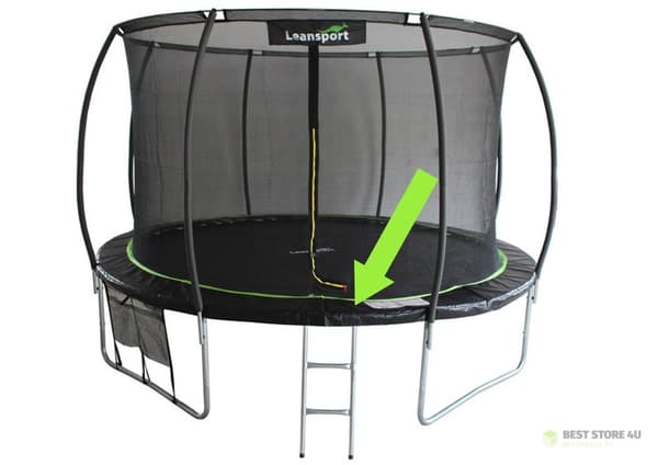 Jousisuojus Sport Max 6ft trampoliinille, musta/vihreä