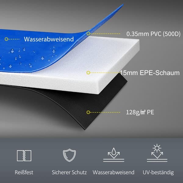 Trampolin Tilbehørsæt, Ø 244cm, Multifarvet
