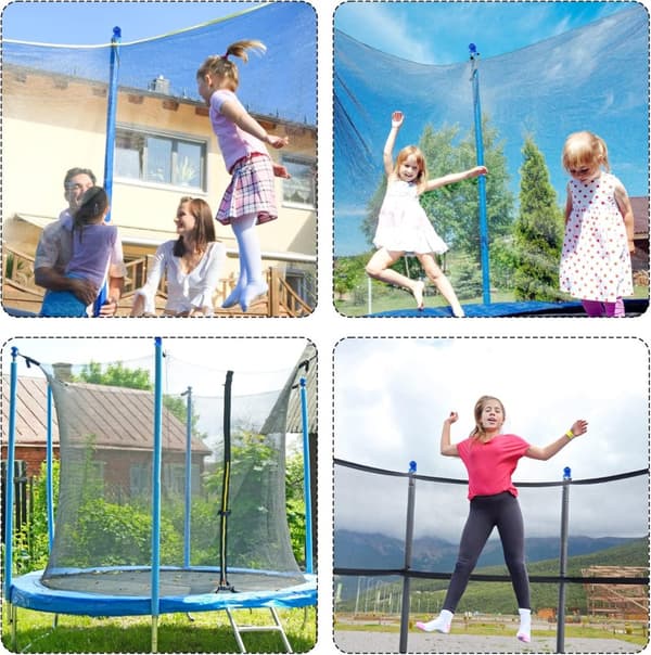 Ändkåpor till studsmatta, 10 st ändkåpor till studsmattastänger, ändkåpor med 25 mm diameter, tillbehör till studsmattanät