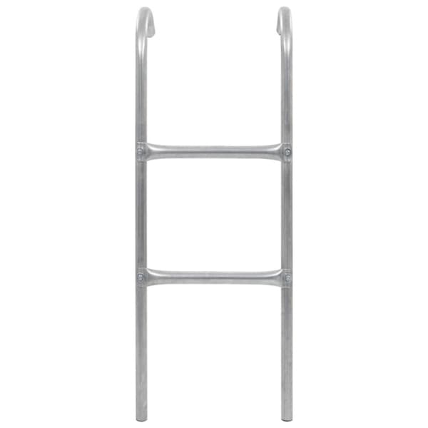 Stege till studsmatta 2 steg stål silver 102,6 cm