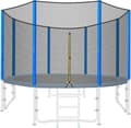 Miniatyrbillede 2 af 2: Trampolinsikkerhedsnet, vejrbestandigt materiale, sikre dobbelthovedet lynlåse,for 305 cm trampolin