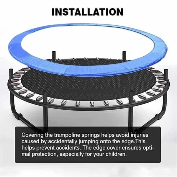 Lollanda Blue Trampolin Låg - Trampolin Tilbehør, Trampolin Round Edge Cover