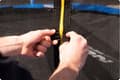 Miniatyrbillede 3 af 7: INDERT TRAMPOLINNET 8FT 244-252 cm monteret på en ring, stærk
