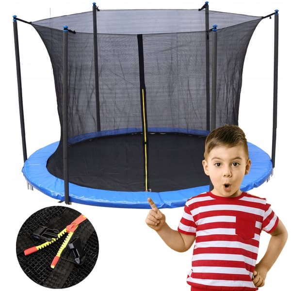 INDERT TRAMPOLINNET 10FT 300-312 cm STÆRKT OG HOLDBART