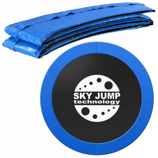 FJEDERBESKYTTELSE TIL TRAMPOLIN 244-252 cm 8 FOD STÆRK HOLDBAR BESKYTTER