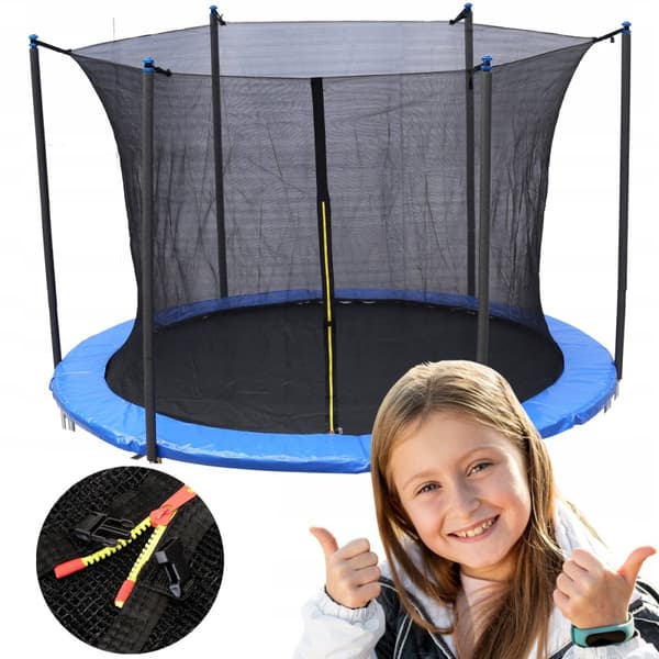 SISÄTRAMPOLIIINIVERKKO 8FT 244-252 cm VAHVA JA KESTÄVÄ