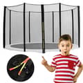 Miniatyrbillede 1 af 11: Trampolinnet 12 fod 355/366/374 cm til 8 stolper, stærkt og holdbart