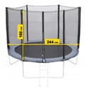 Miniatyrbillede 2 af 11: Trampolinnet 8 fod 244/250/252 cm til 6 stolper, stærkt og holdbart