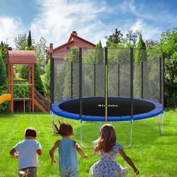 Trampolin med sikkerhedsnet - 427 cm