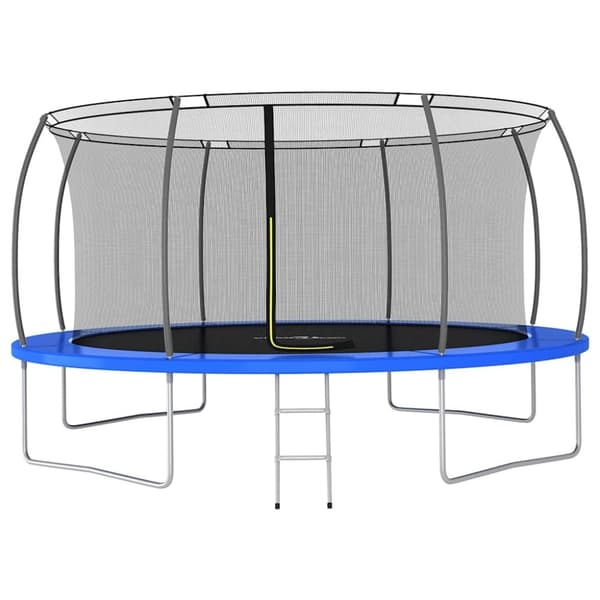 vidaXL Trampolinesett rund 460x80 cm 150 kg