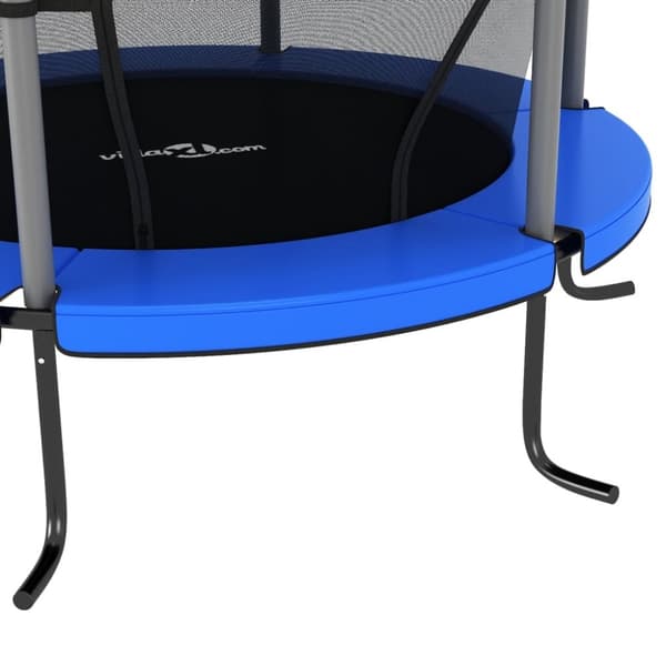 vidaXL Trampoliini suojaverkolla pyöreä 140x160 cm sininen