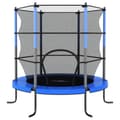 Pikkukuva 2 / 5: vidaXL Trampoliini suojaverkolla pyöreä 140x160 cm sininen