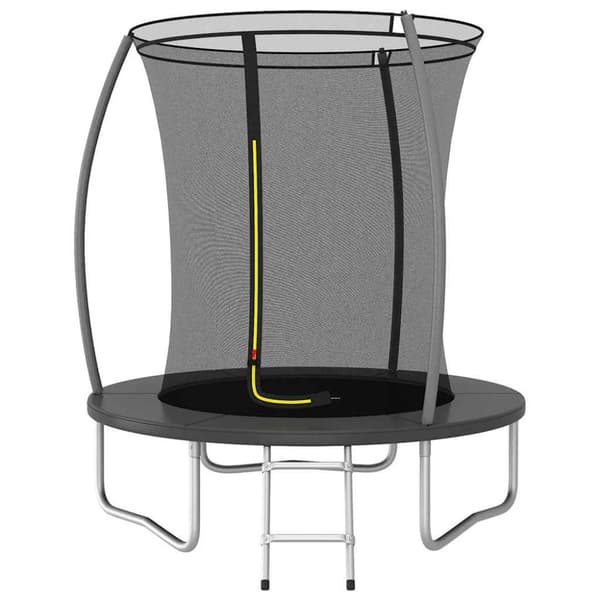 vidaXL Studsmatta rund 183x52 cm 80 kg