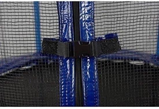 Trampolin - blå - 244 cm - med net - op til 120 KG