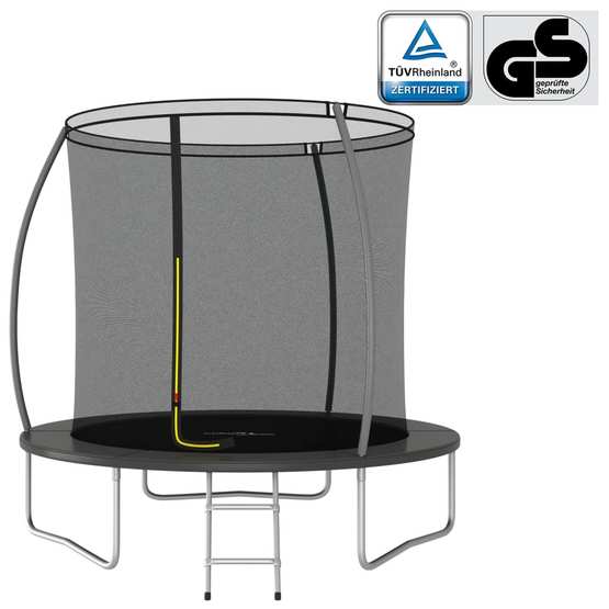 Studsmatta Rund 244X55 Cm 100 Kg Svart