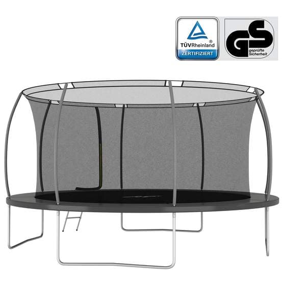 Studsmatta Rund 460X80 Cm 150 Kg Svart