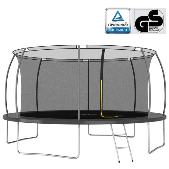 Studsmatta Rund 460X80 Cm 150 Kg Svart
