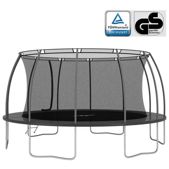 Studsmatta Rund 488X90 Cm 150 Kg Svart