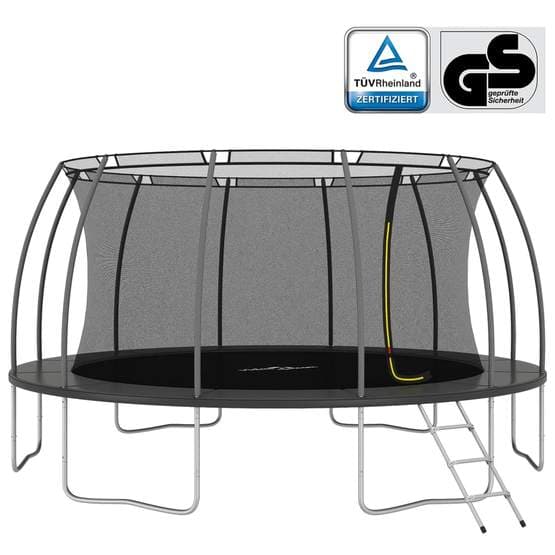 Studsmatta Rund 488X90 Cm 150 Kg Svart