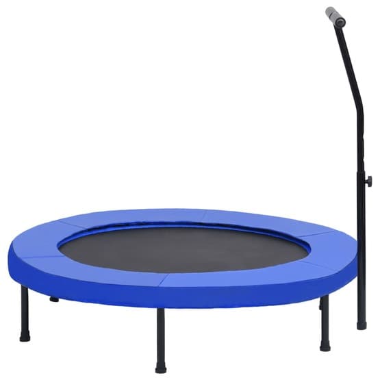 Studsmatta Med Handtag Och Säkerhetsskydd 122 Cm