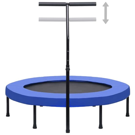 Studsmatta Med Handtag Och Säkerhetsskydd 122 Cm