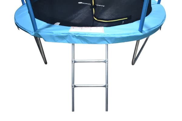 Trampolin - 8' - med sikkerhedsnet og stige - op til 200 lbs