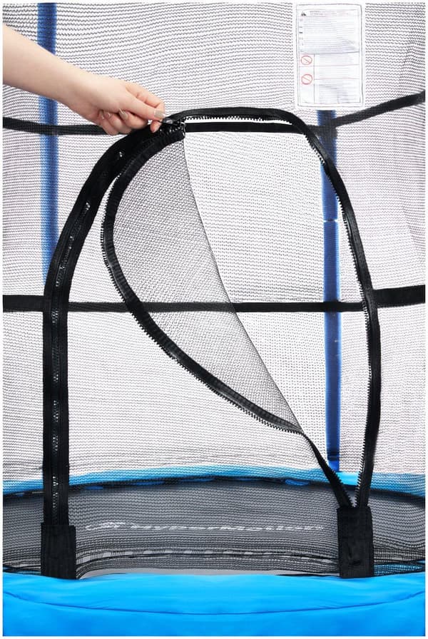 Hjemmetrampolin 140cm med sikkerhedsnet - til børn 3-6 år