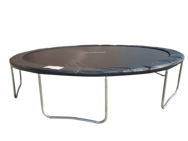 MCU-Sport Classic Plus V2 4,3M Studsmatta, svart + Skyddsnät + Stege