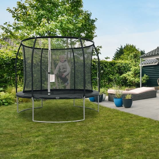 Studsmatta - Boston Inground Och Onground 10 Ft - Svart