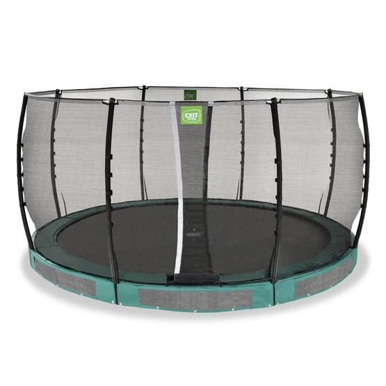 Exit Allure Classic Nedgrävd Studsmatta Ø427Cm - Grön