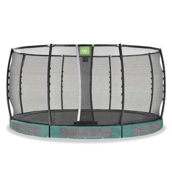 Exit Allure Premium Nedgrävd Studsmatta Ø427Cm - Grön