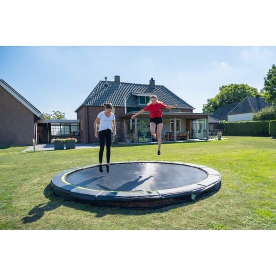 Exit Silhouette Nedgrävd Sport-Studsmatta Ø305Cm - Svart