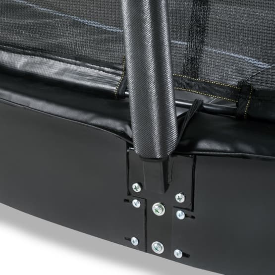 Exit Dynamic Marktrampolin Ø427Cm Med Skyddsnät - Svart