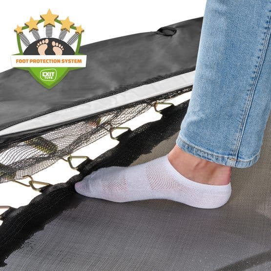 Exit Allure Premium Nedgrävd Studsmatta Ø427Cm - Svart