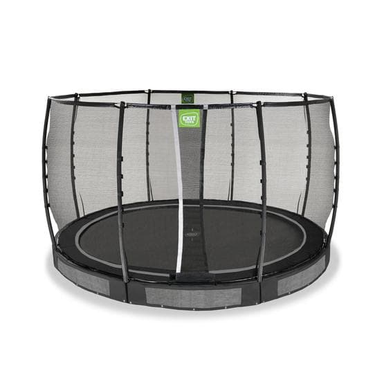 Exit Allure Premium Nedgrävd Studsmatta Ø366Cm - Svart