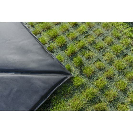 Exit Dynamic Marktrampolin 244X427Cm Med Freezone Säkerhetsplattor - Svart