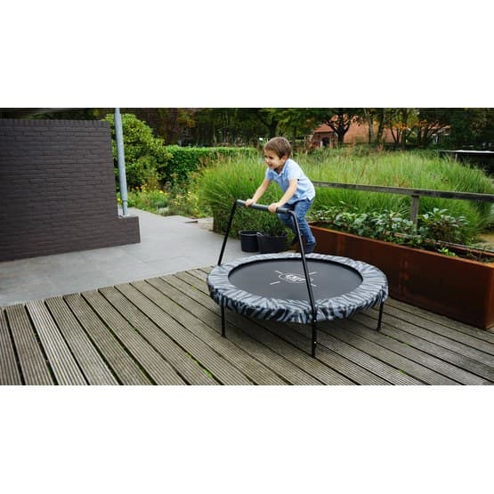 Exit Tiggy Junior Studsmatta Med Stång Ø140Cm - Svart/Grå