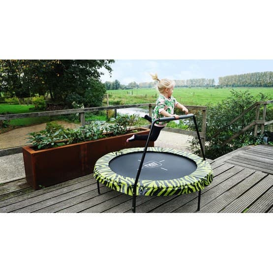 Exit Tiggy Junior Studsmatta Med Stång Ø140Cm - Svart/Grön