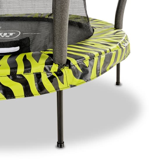 Exit Tiggy Junior Studsmatta Med Skyddsnät Ø140Cm - Svart/Grön
