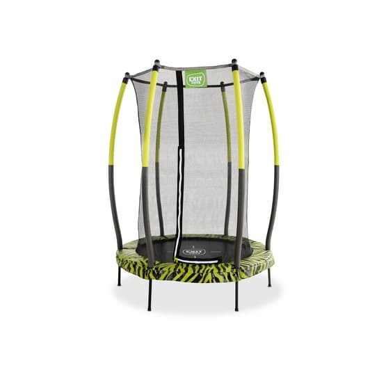 Exit Tiggy Junior Studsmatta Med Skyddsnät Ø140Cm - Svart/Grön