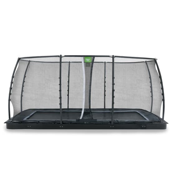 Exit Dynamic Marktrampolin 305X519Cm Med Skyddsnät - Svart
